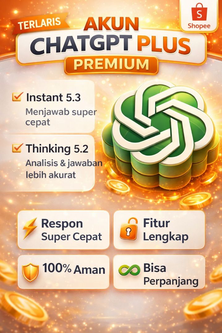 Ready chatgpt plus 1 bulan 🐋